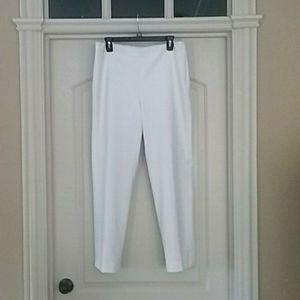 Talbot's white classic slacks